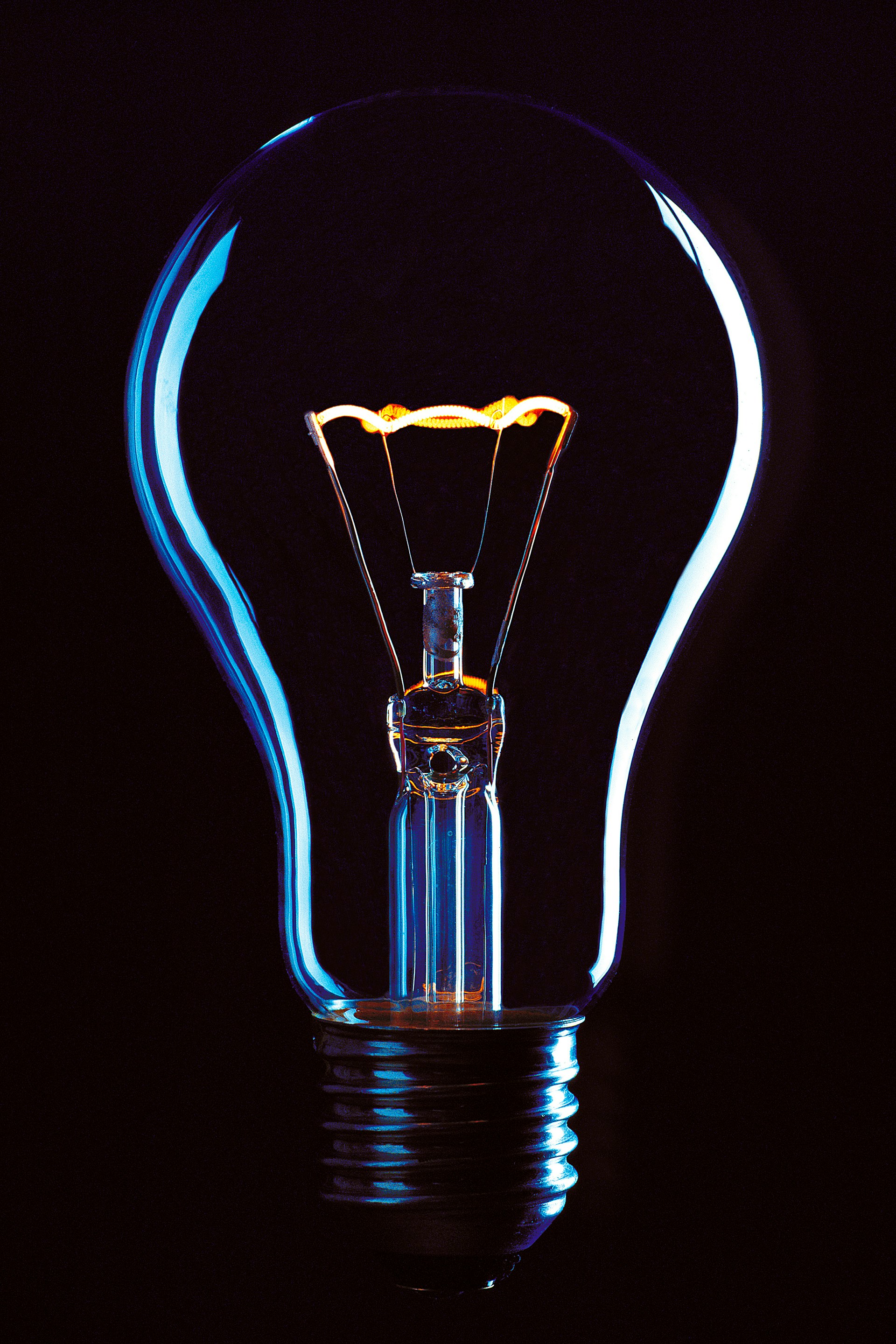 Lightbulb representing ideas and knowledge